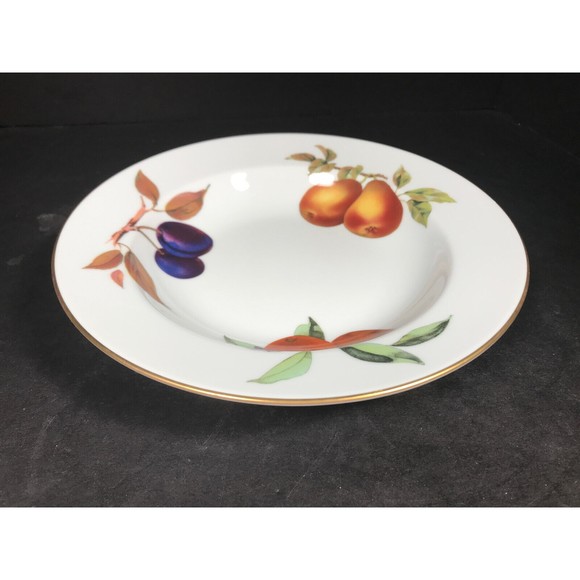 Royal Worcester Evesham Gold Rimmed Soup Bowl 9" NWOT - Picture 4 of 8